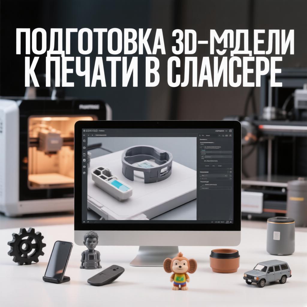 Подготовка 3D модели в слайсере